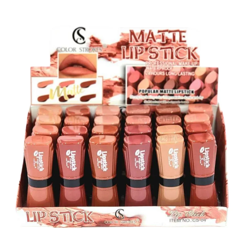 color strokes matte lipstick 1199-24pcs color strokes matte lipstick 1199-24pcs