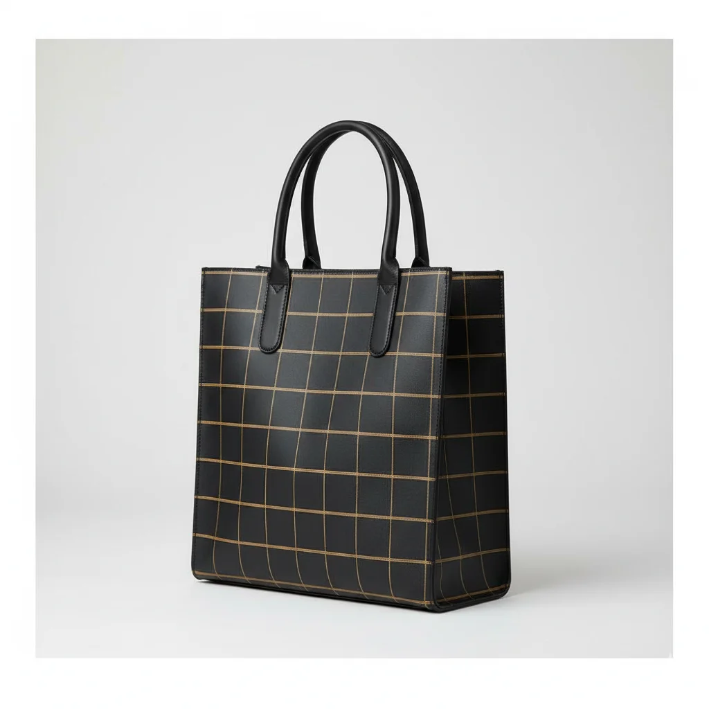 Generated Image November 21, 2025 - 4_15PM (1) Windowpane Grid Structured Tote BagBT