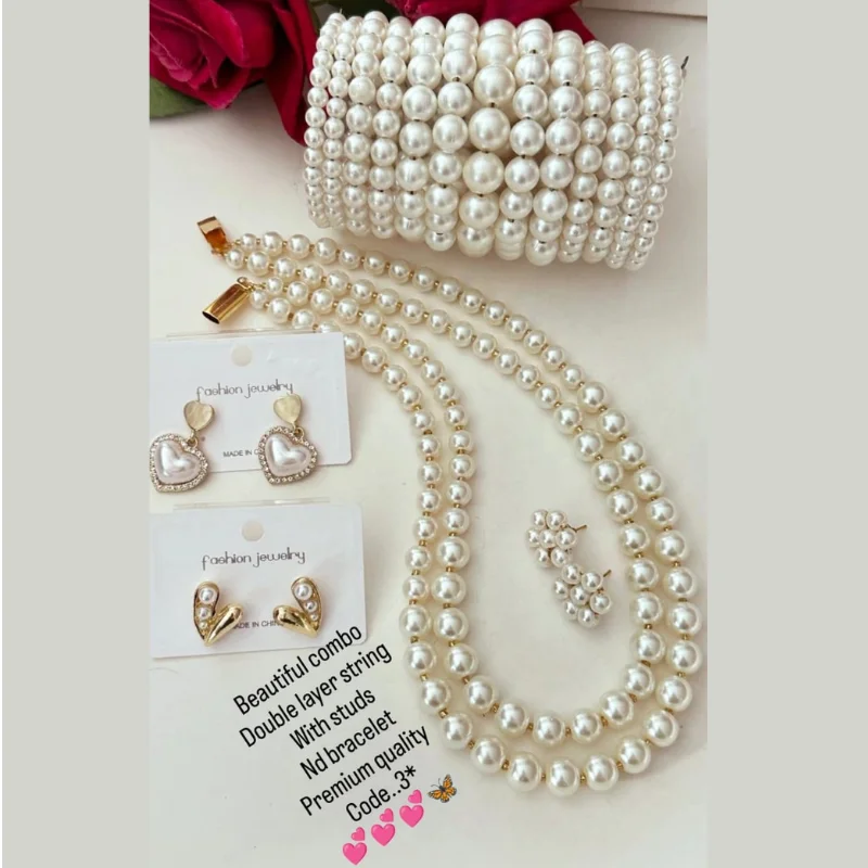 gj (17) Pearl Jewelry Combo gj gj