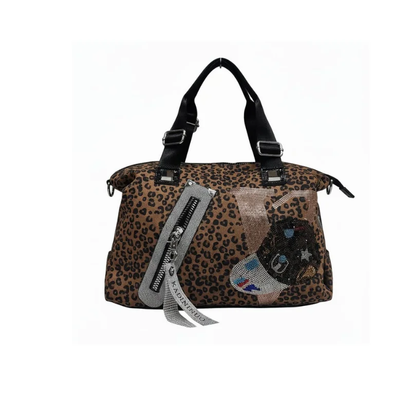 1350 SM (6) "Bling" Rhinestone Bear Hobo Bag sm