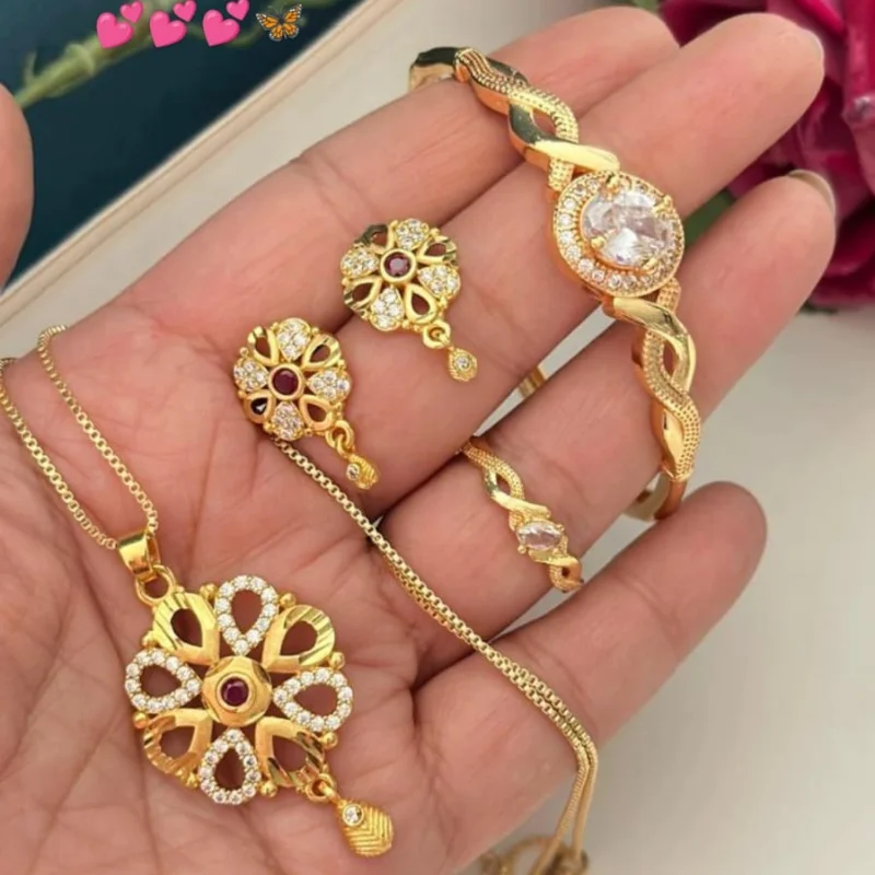 449 gj (5) Geometric Jewelry Set