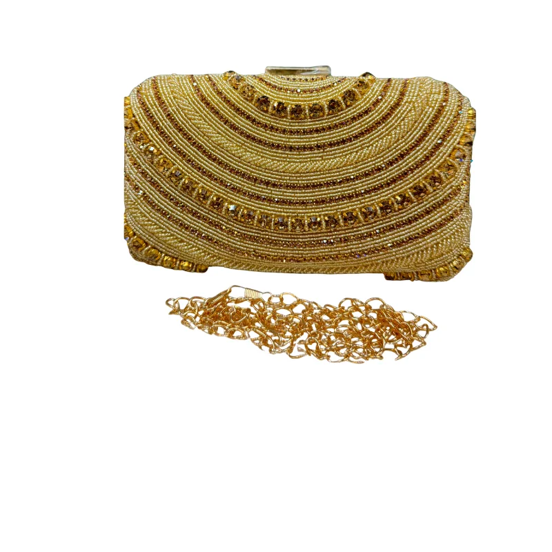 750 SM (2) Luxury Beaded Evening Clutch