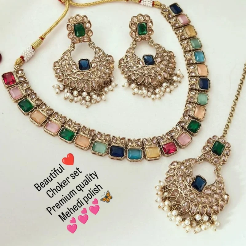 799 GJ (1) Choker Jewelry Set