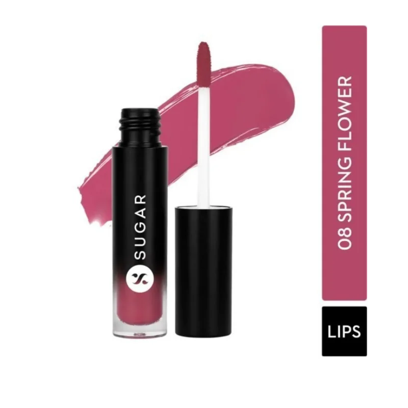 SUGAR(SPRING FLOWER) MK599-419 (1) SUGAR Smudge Me Not Liquid Lipstick – 08 Spring Flower mk