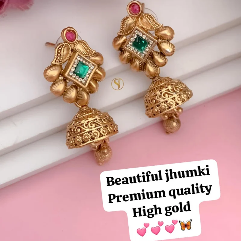 gj (106) Jhumki Earrings